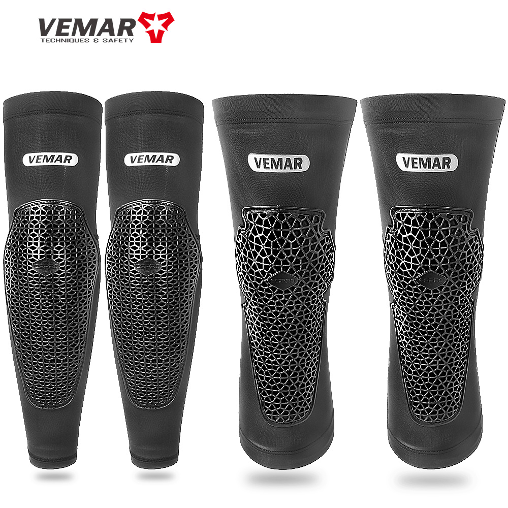 Mountain Biking Elbow Pads - VEMAR Breathable Anti-fall Motorcycle Knee Elbow