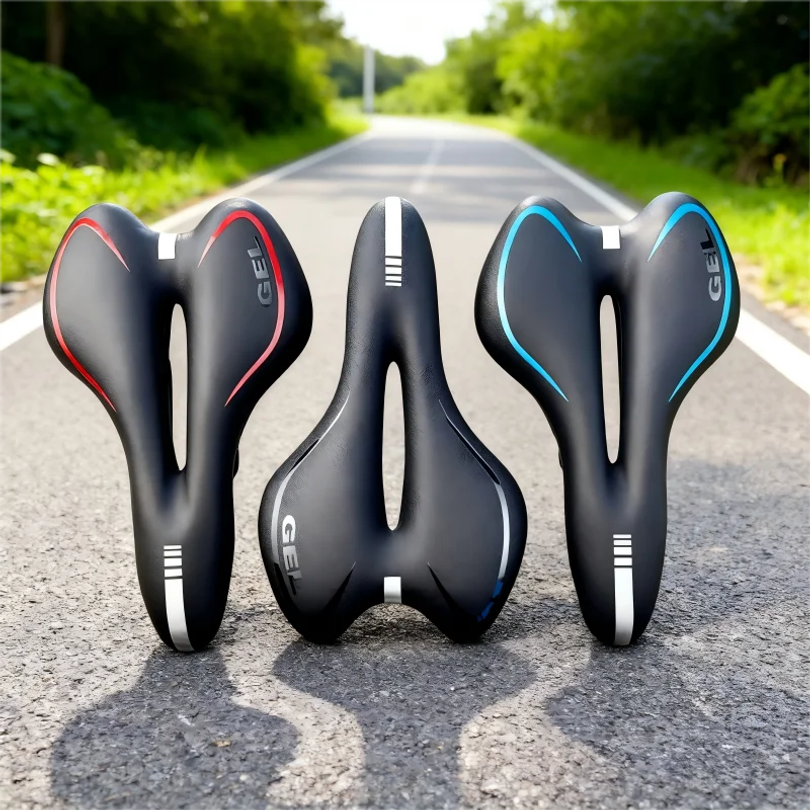 Mountain Biking Experience - Shockproof Comfort PU Leather Bicycle Saddle