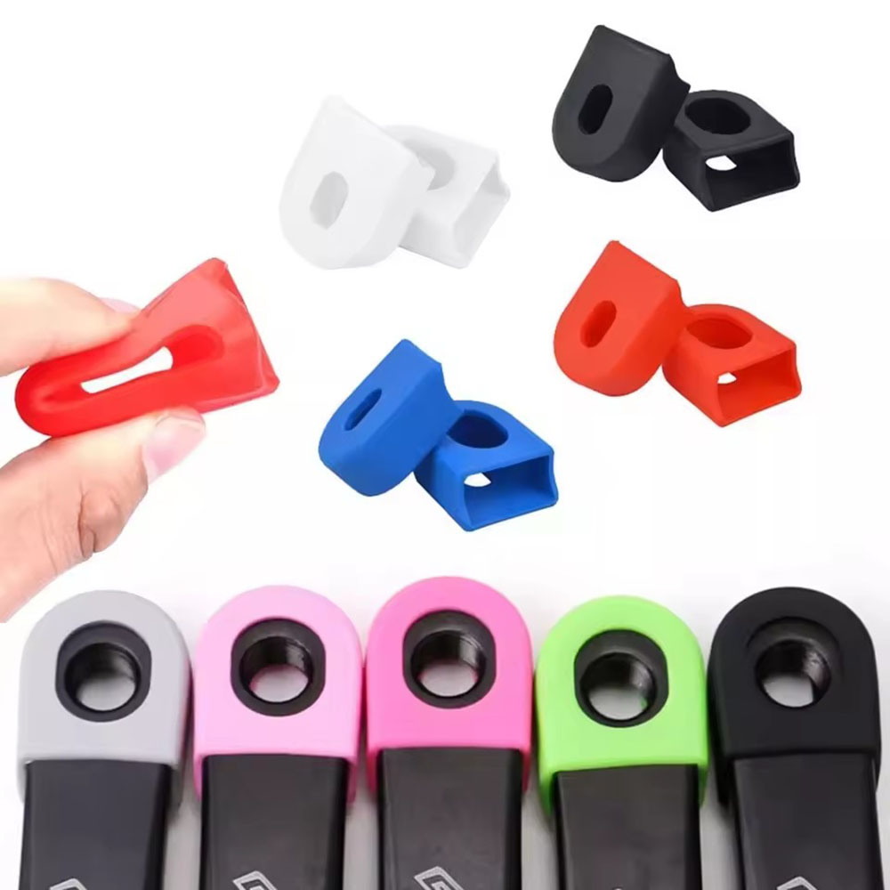 Mountain Biking Hat - Silicone Bicycle Crank Arm Protector, Universal