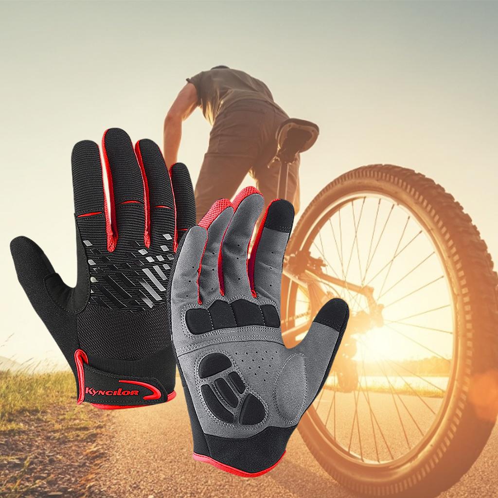 2 pcs Bicycle Full Finger Thic - огляд і ціна Mountain Biking Gloves Mens