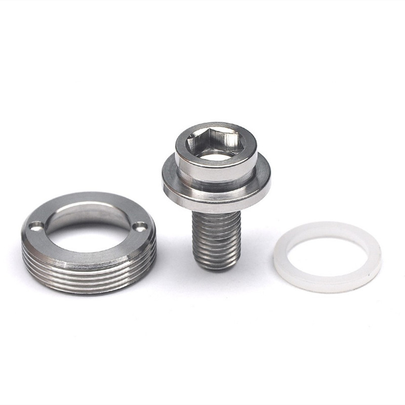 2pcs Bicycle bottom bracket ti - огляд і ціна Mountain Biking Hat