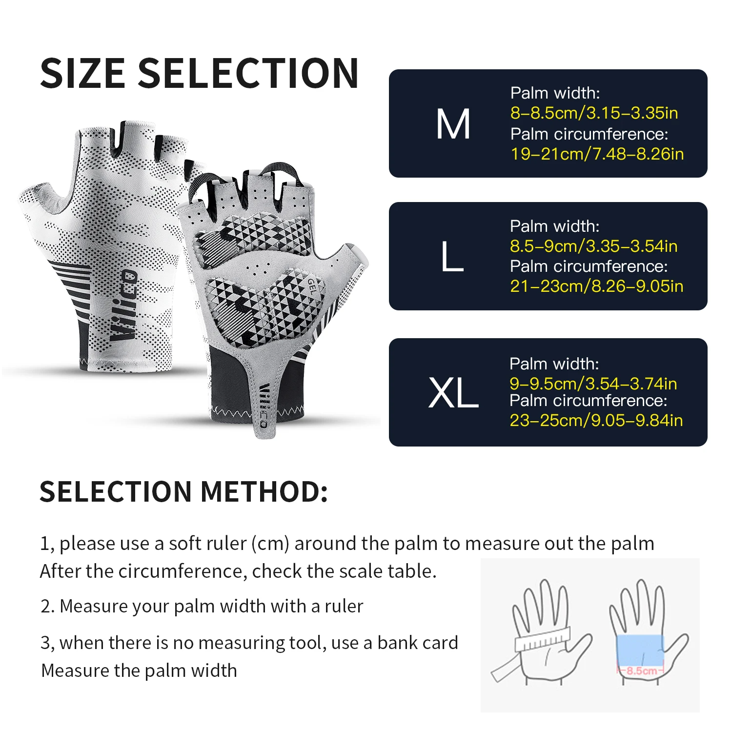 CZHIYAO Cycling Gloves Half Fi - огляд і ціна Mountain Biking Gloves Mens