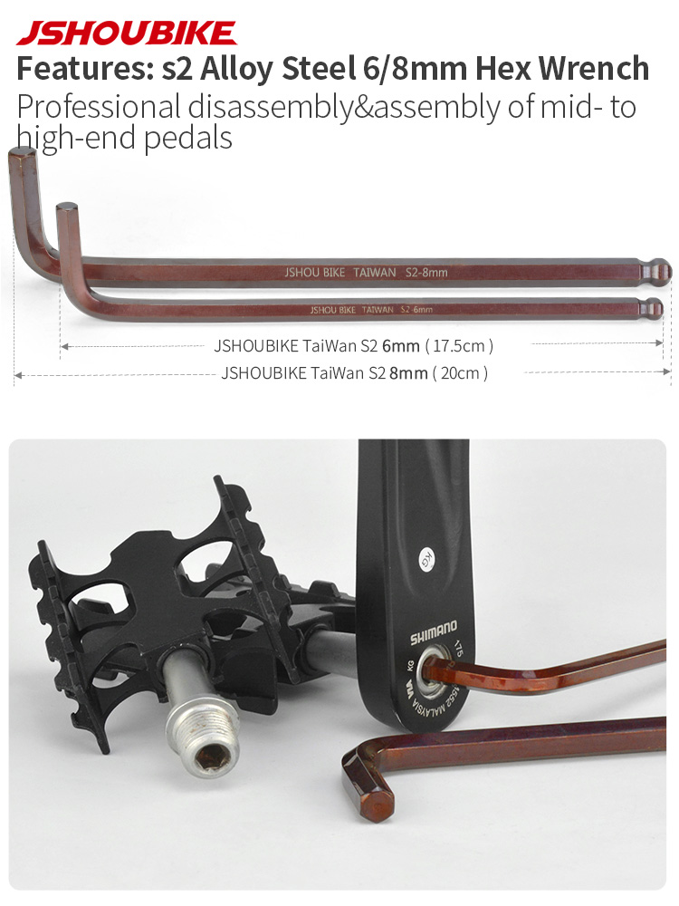 JSHOUBIKE 6/8/15mm bicycle ped - огляд і ціна Mountain Biking Apparel