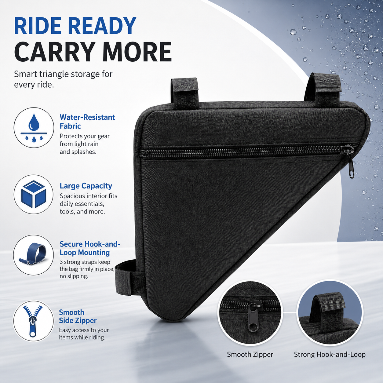 PINMOAP Bicycle Triangle Bag F - огляд і ціна Mountain Biking Oxford