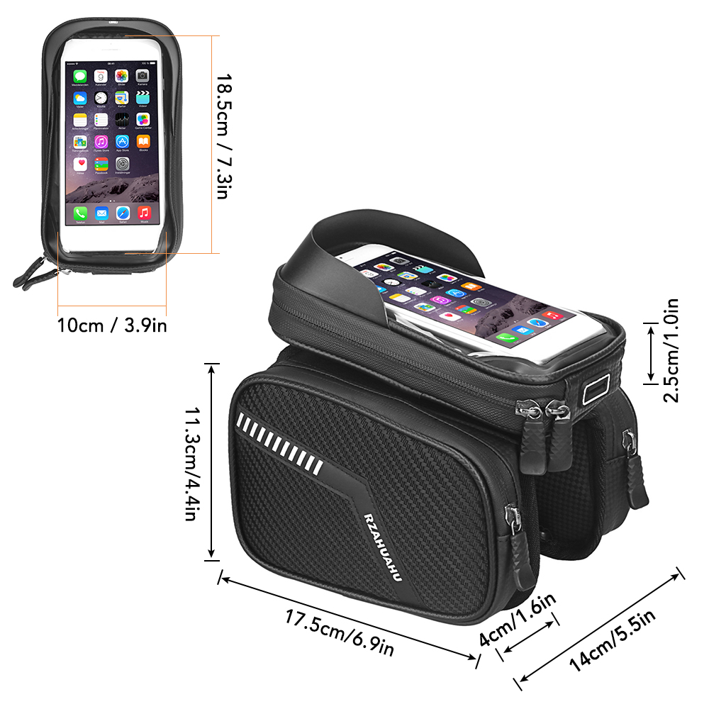 Waterproof Bicycle Frame Bag D - огляд і ціна Mountain Biking Oxford