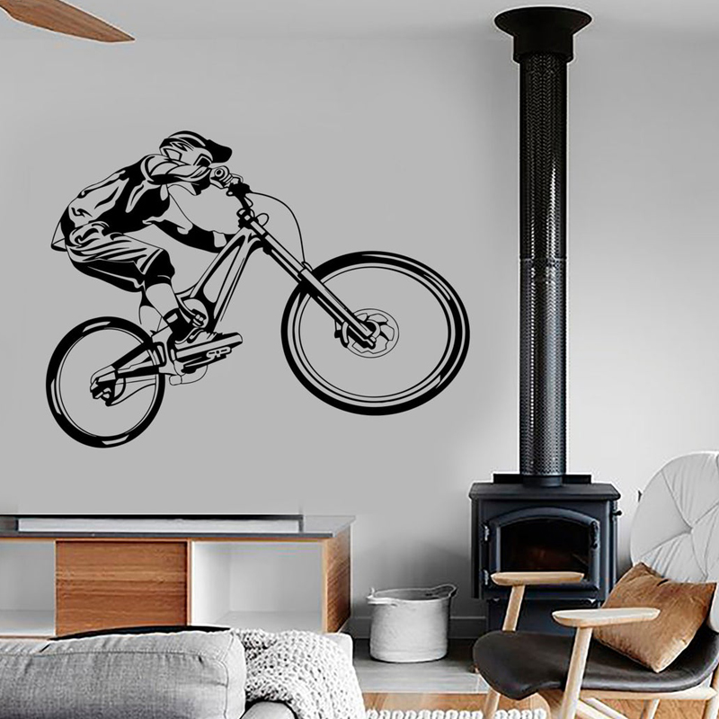 Wall Vinyl Decal Mountain Bike - огляд і ціна Mountain Biking Extreme