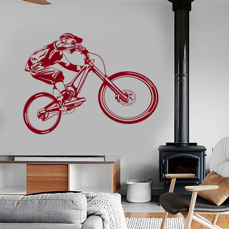 Wall Vinyl Decal Mountain Bike - огляд і ціна Mountain Biking Extreme