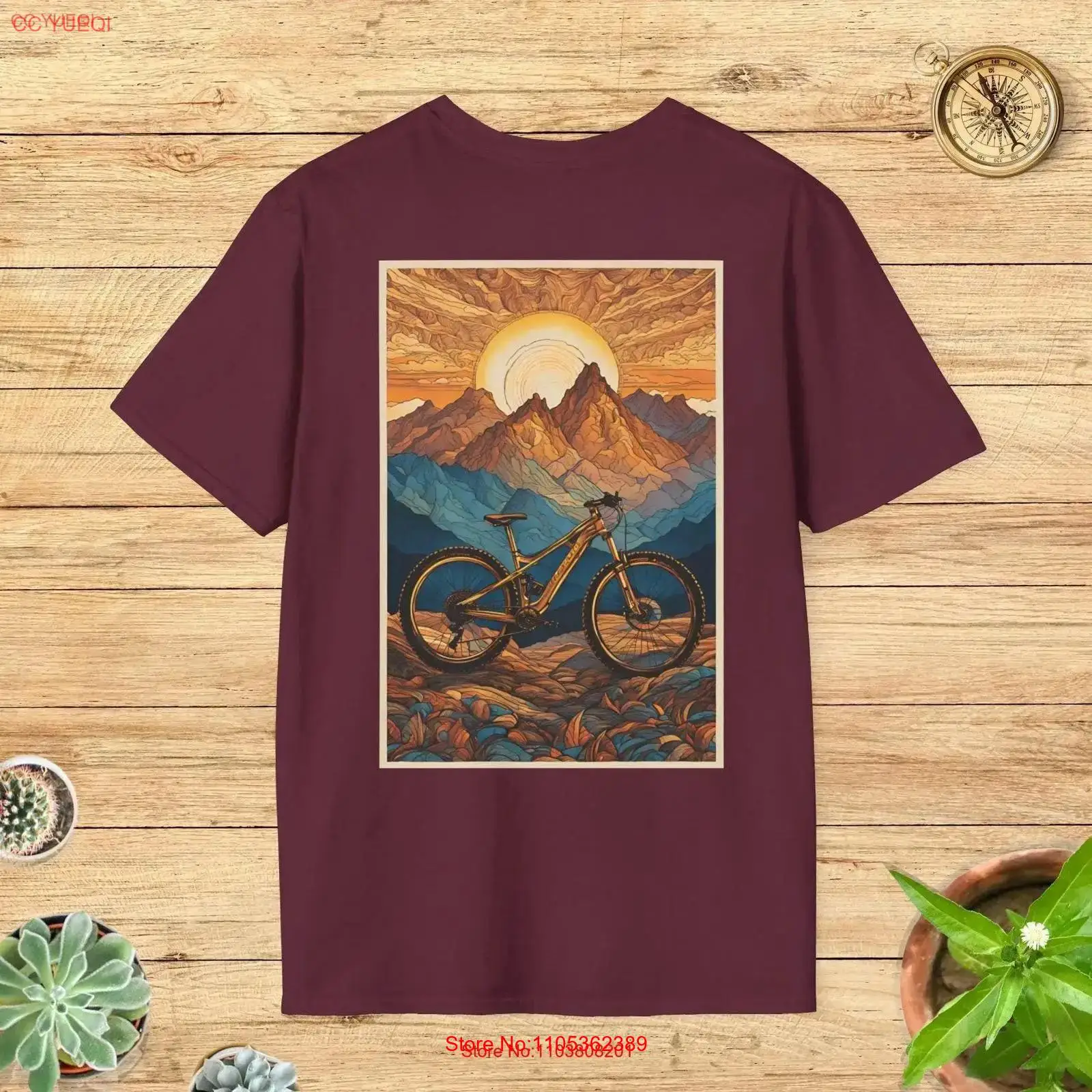 Scenic Mountain Bike Art T Shi - огляд і ціна Mountain Biking Extreme