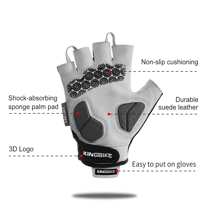 KINGBIKE Bicycle Gloves Adult  - огляд і ціна Mountain Biking Gloves Mens